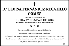 Eloisa Fernández-Regatillo